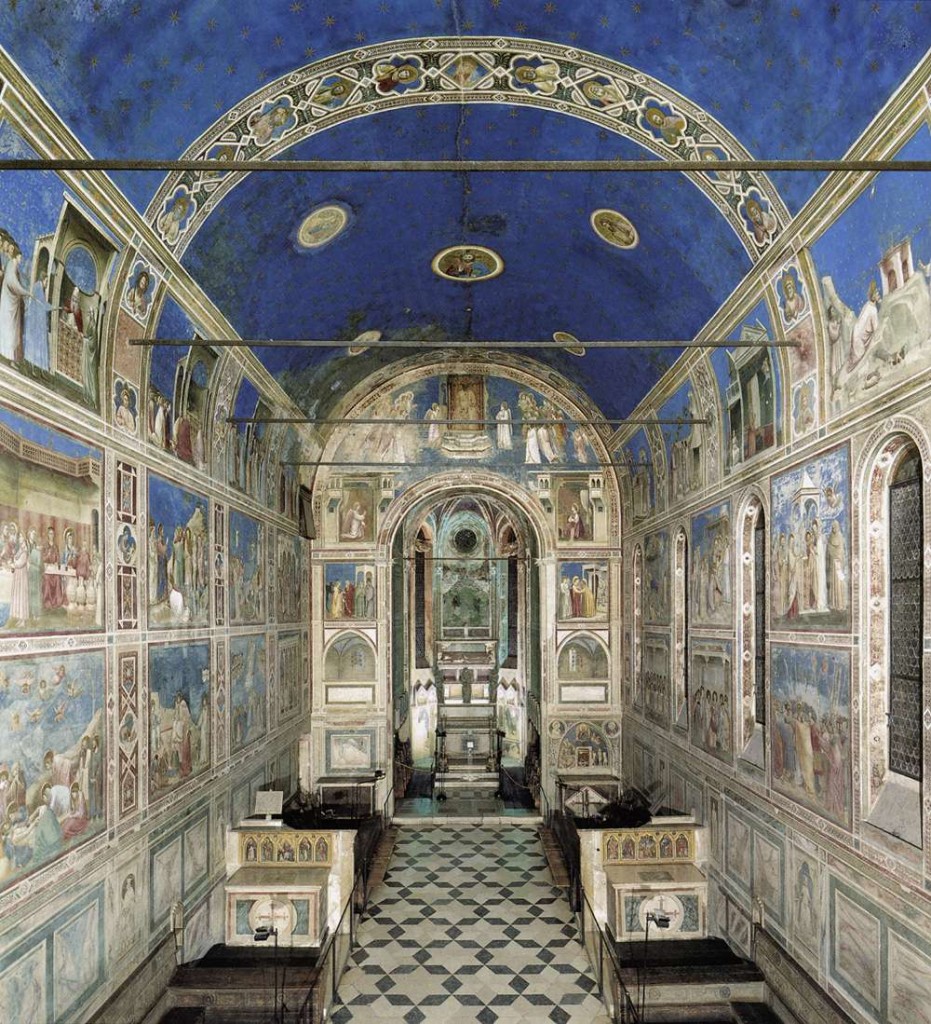 Giotto's Scrovegni chapel which our gap year course students visit